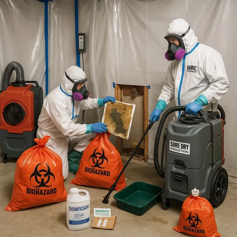 Contaminated Water Handling Protocols process in Hebron, IL
