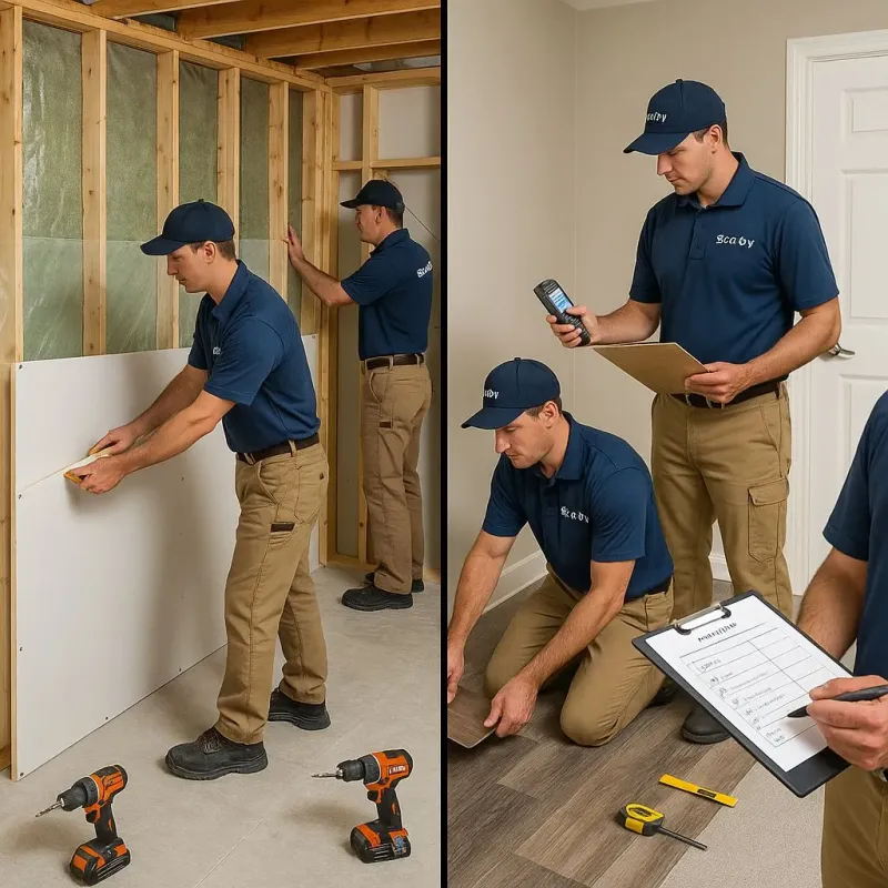 Repairs and Reconstruction process in Hebron, IL